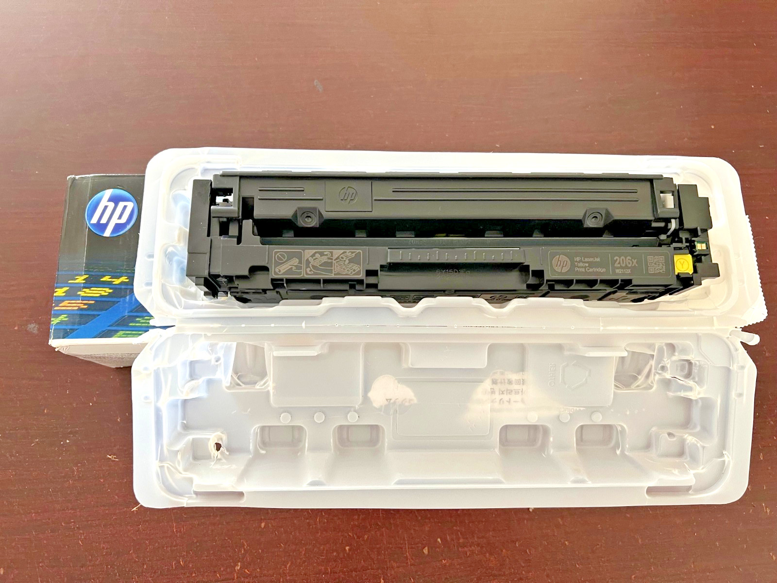 Genuine New HP 206X High Yield Yellow Toner Cartridge W2112X OEM Open box