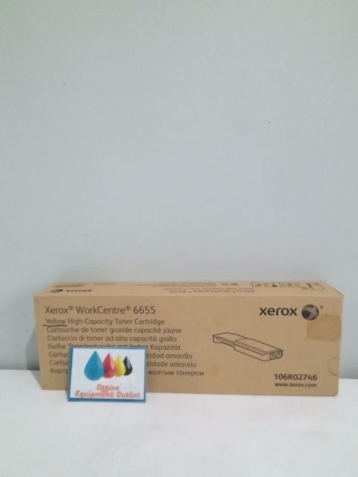 Xerox 106R02746 WC6655 Yellow High Capacity Toner Cartridge