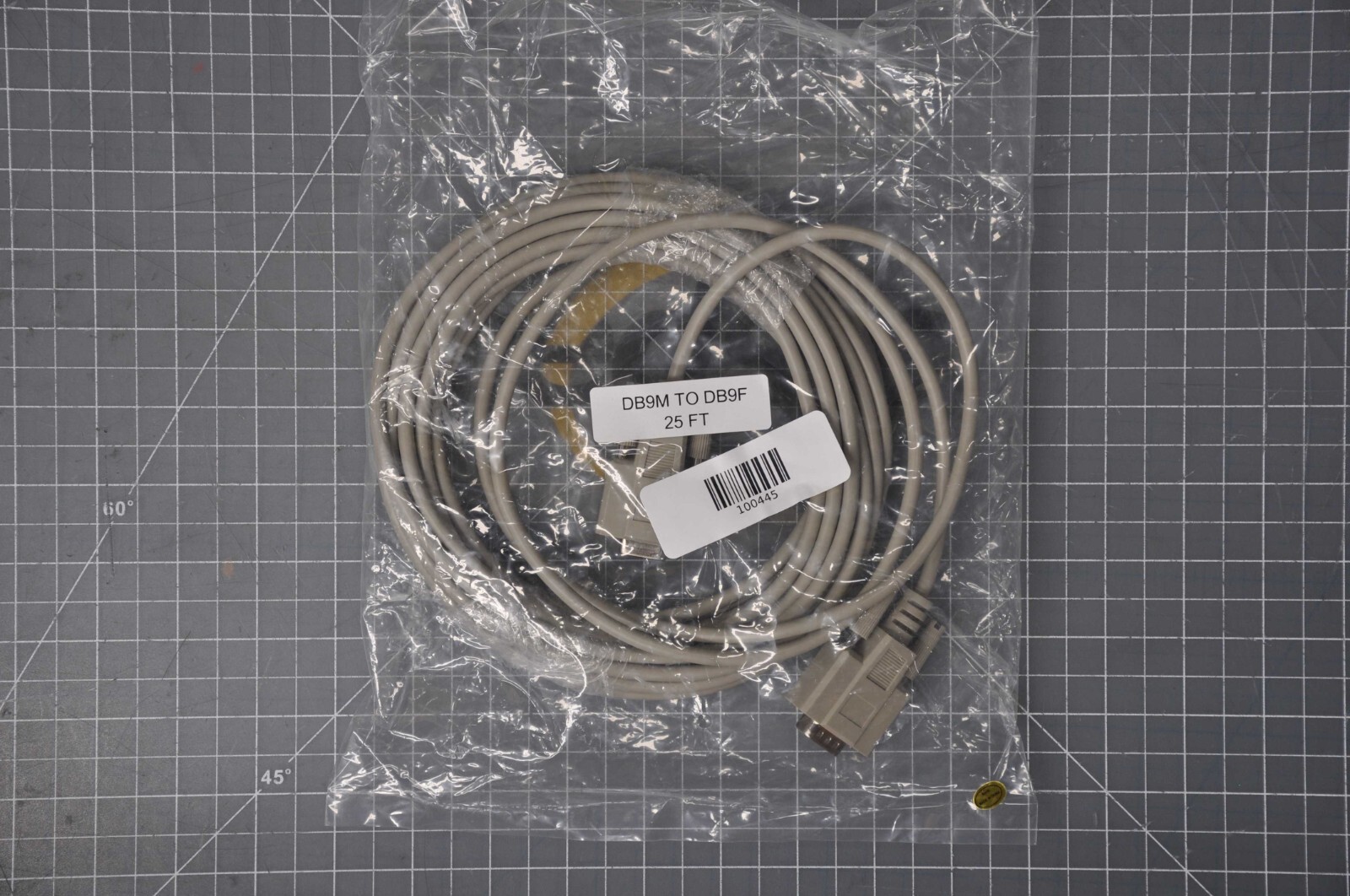 STARTECH 25FT STRAIGHT THROUGH SERIAL CABLE DB9 M/F MXT106