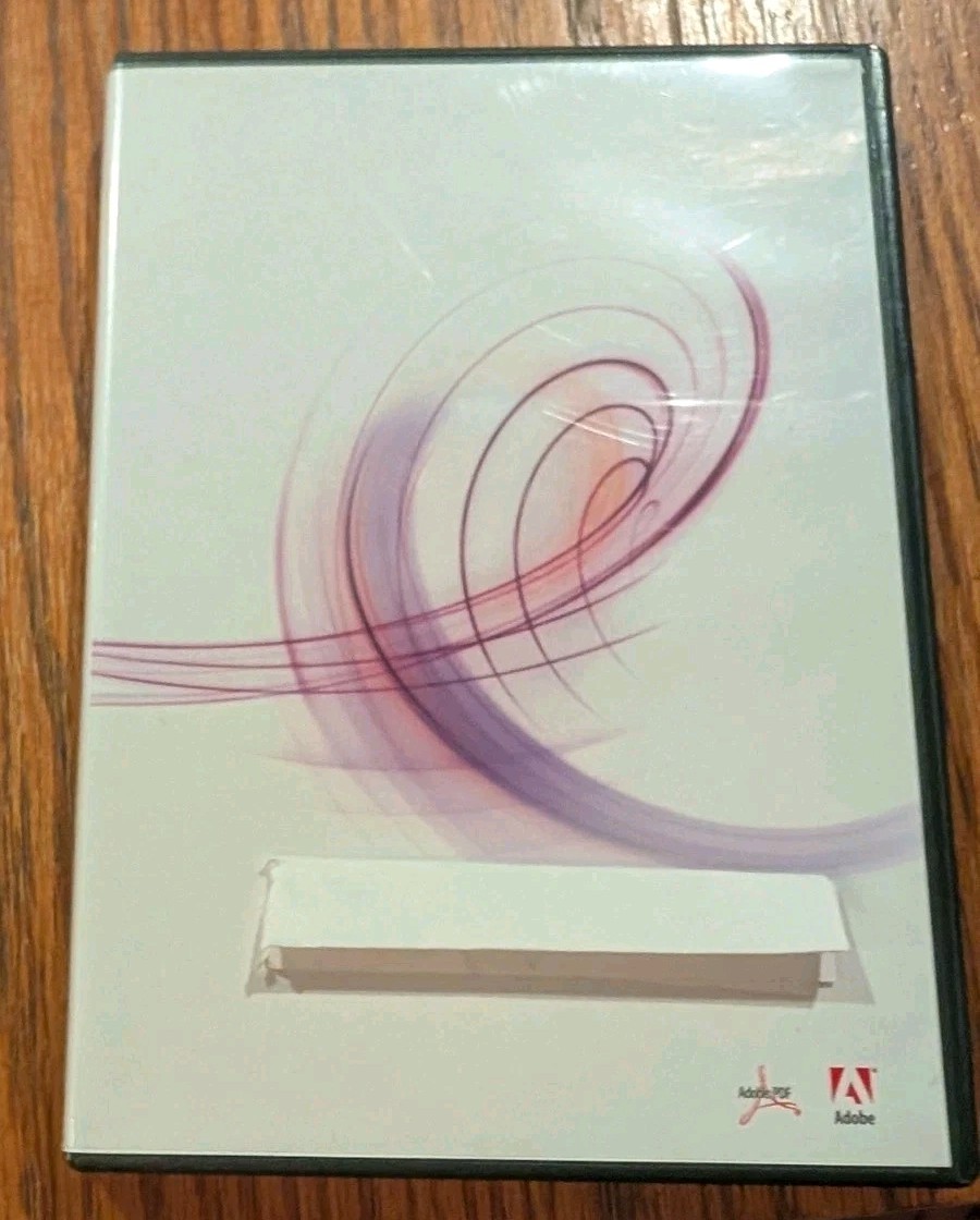 Adobe Acrobat 8 Professional Windows 2006 CD w/ Case Discontinued Unsupported