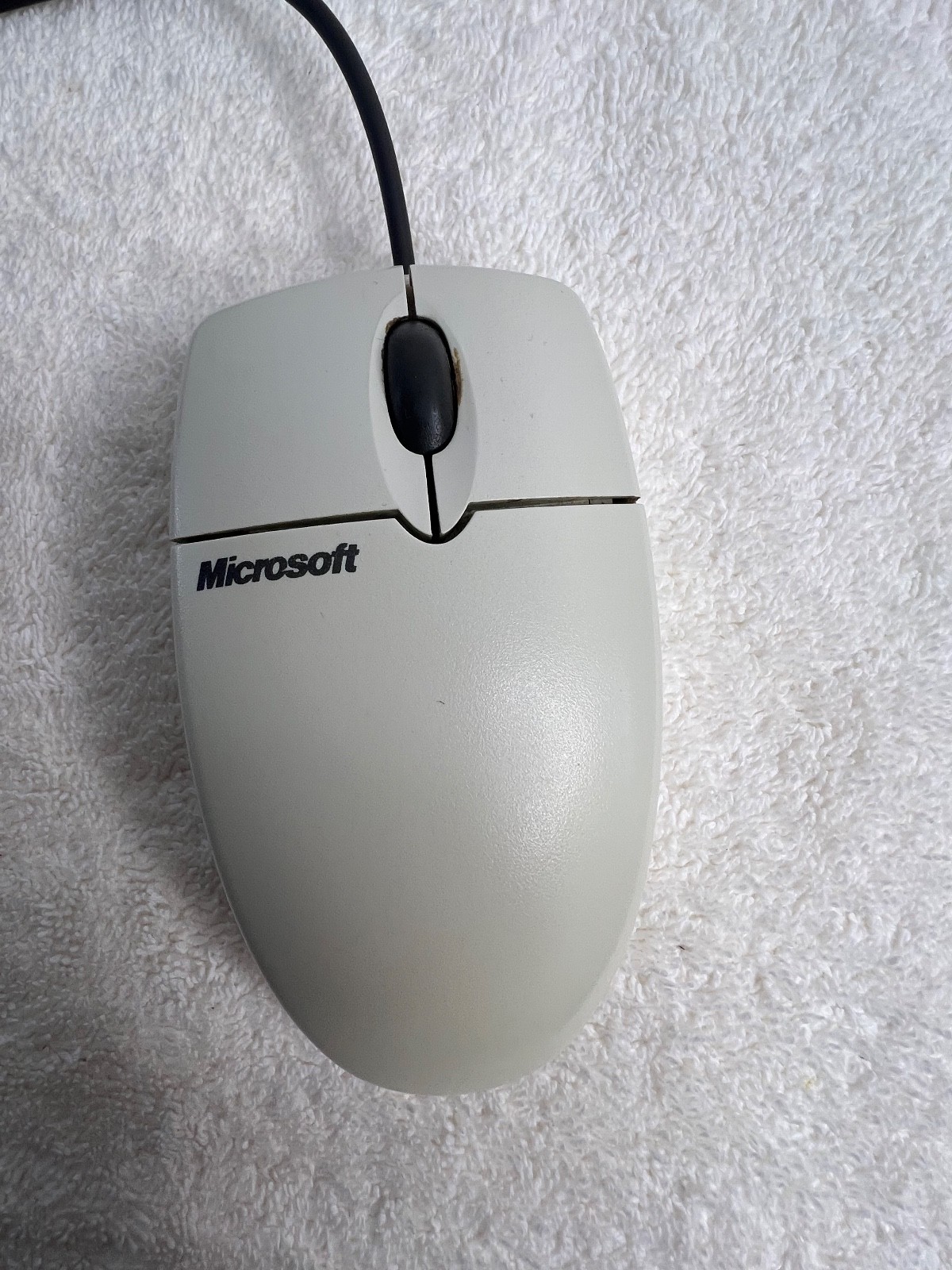 Vintage Microsoft X05-95266 Wheel Mouse 3.0 PS/2 Compatable Tested Works
