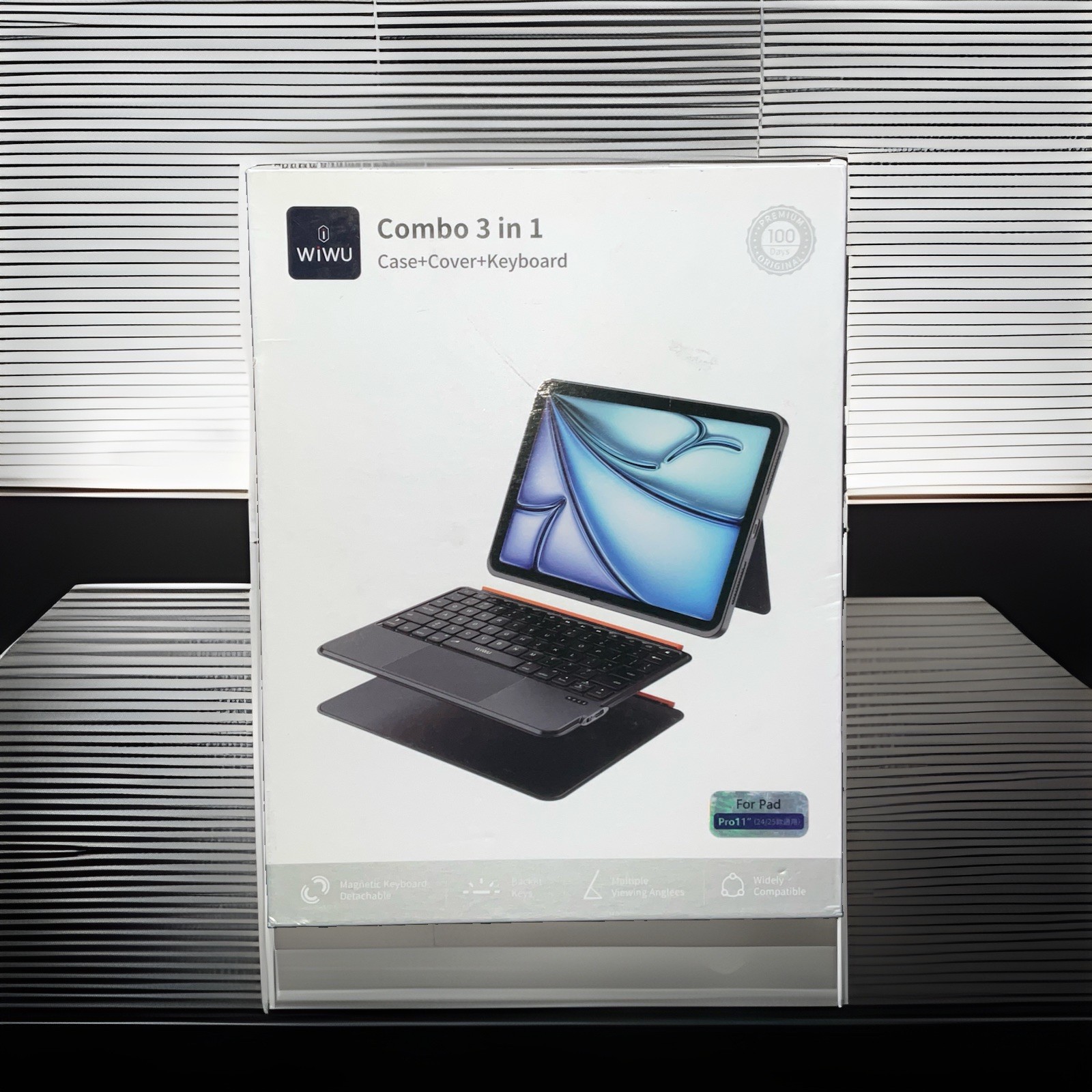 WIWU Combo 3 In 1 Case,cover,keyboard For iPad Pro11