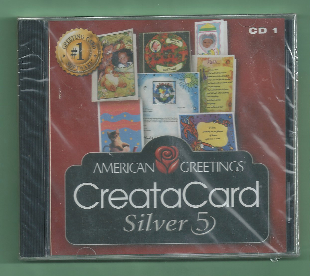 American Greetings Creatacard Silver 5 CD #1 PC Program Brand NEW Sealed