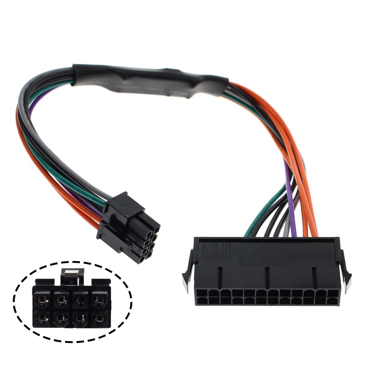 24-Pin to 8-Pin ATX Power Supply Adapter Cable for Dell Optiplex 3020 7020 9020