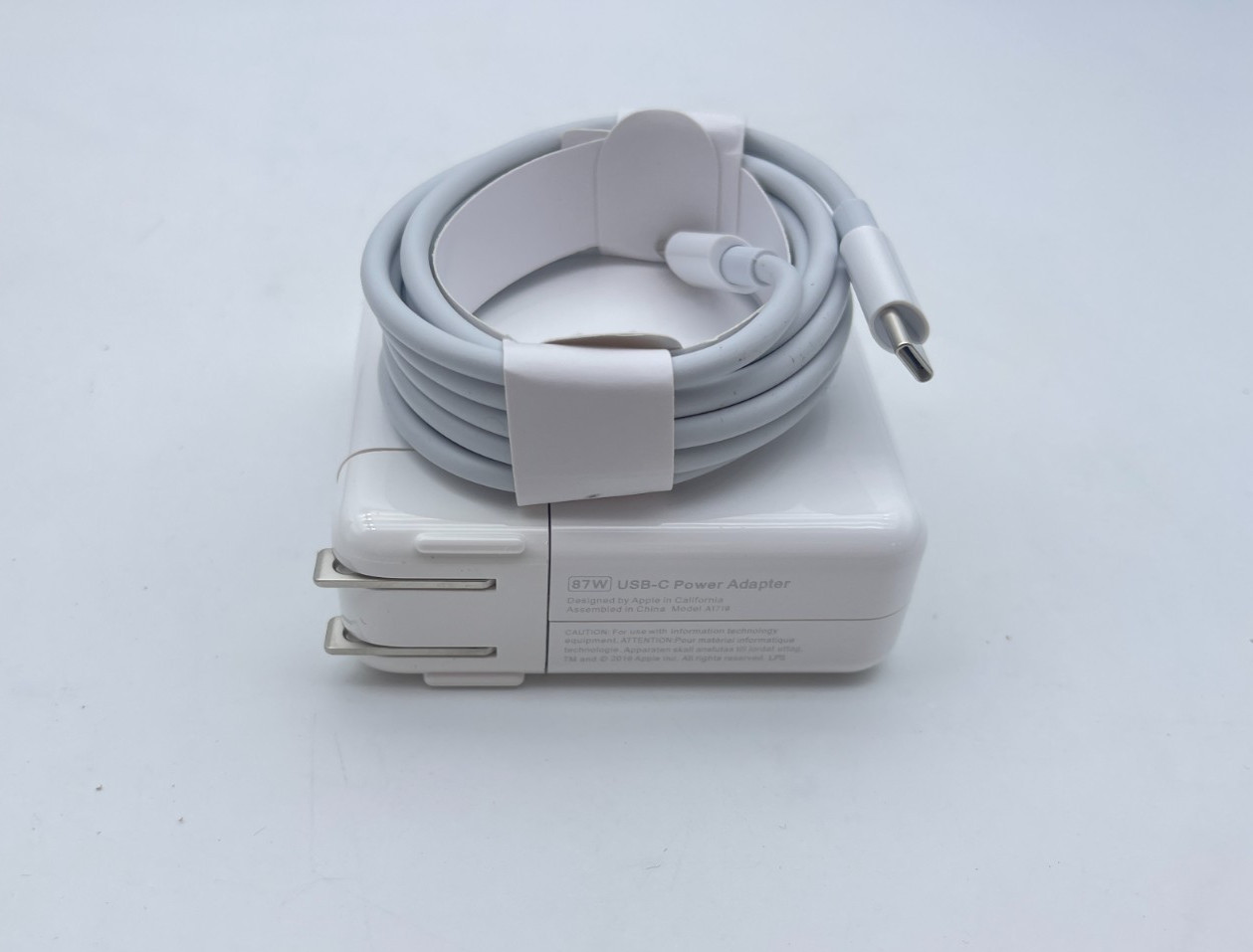 Genuine OEM 87W USB-C Power Adapter for Apple MacBook Pro/Air A1719(with Cable)