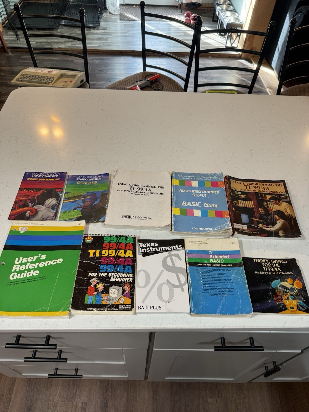 TI-99/4A Vintage Computer Books & Manuals Lot of 10 Attack Dragon Mix BASIC