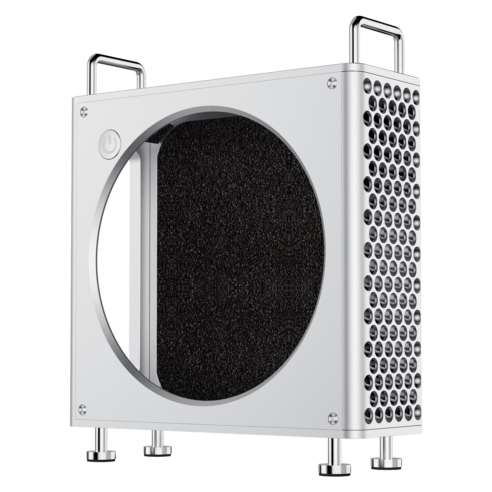 Ulanzi QT01 Aluminum Alloy Case for Mac Mini M4 M4 Pro Desktop Tower