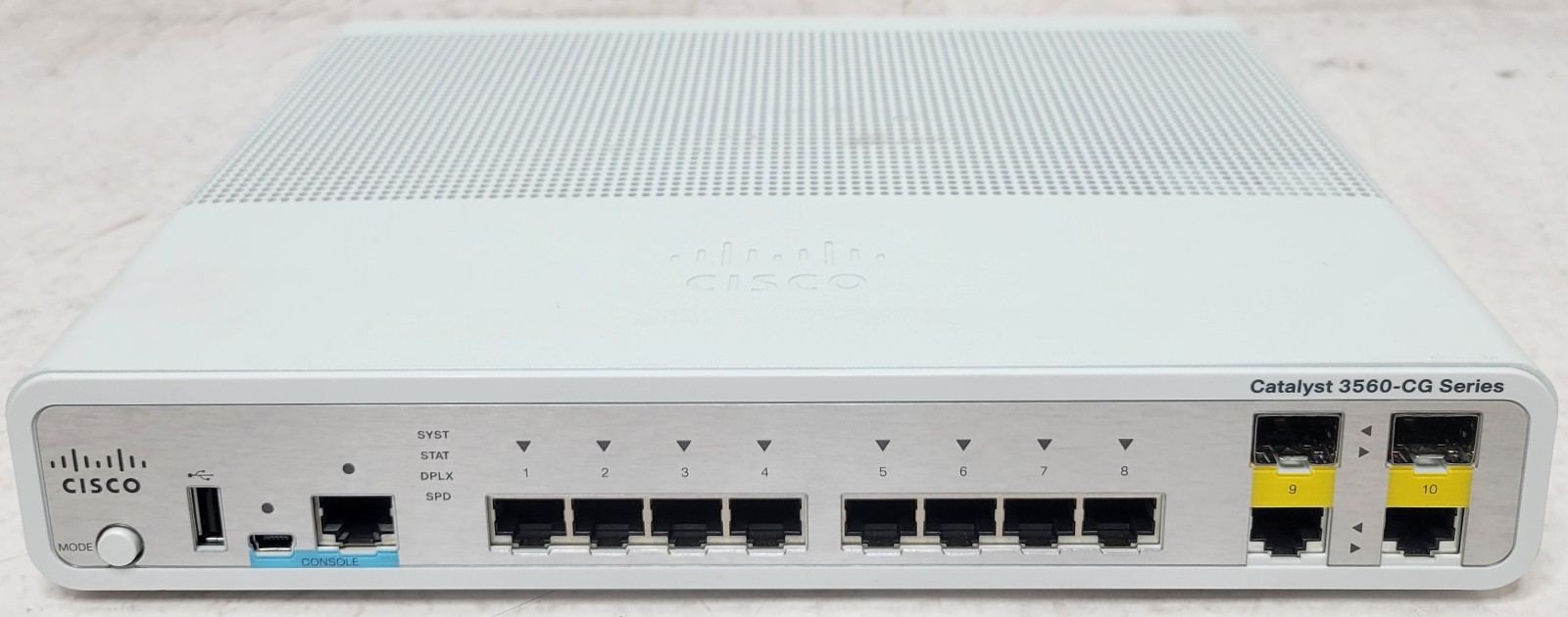 Cisco Catalyst 3560-CG 8 Port Gigabit Ethernet Switch WS-C3560CG-8TC-S