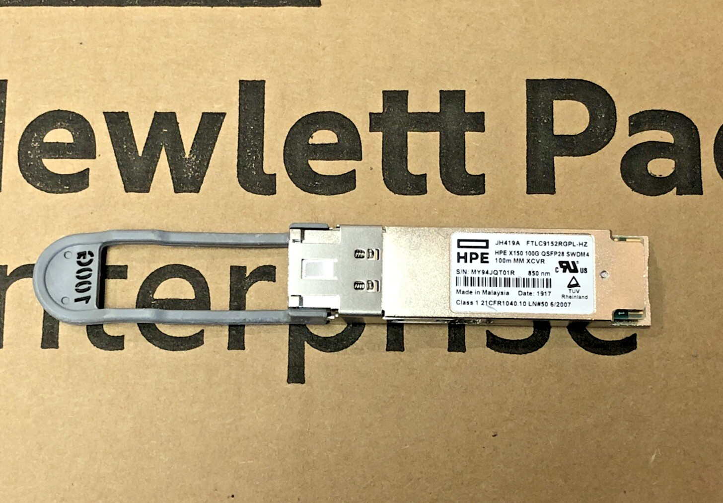HPE JH419A X150 100G QSFP28 LC SWDM4 100m MM Transceiver Multi Mode 328ft