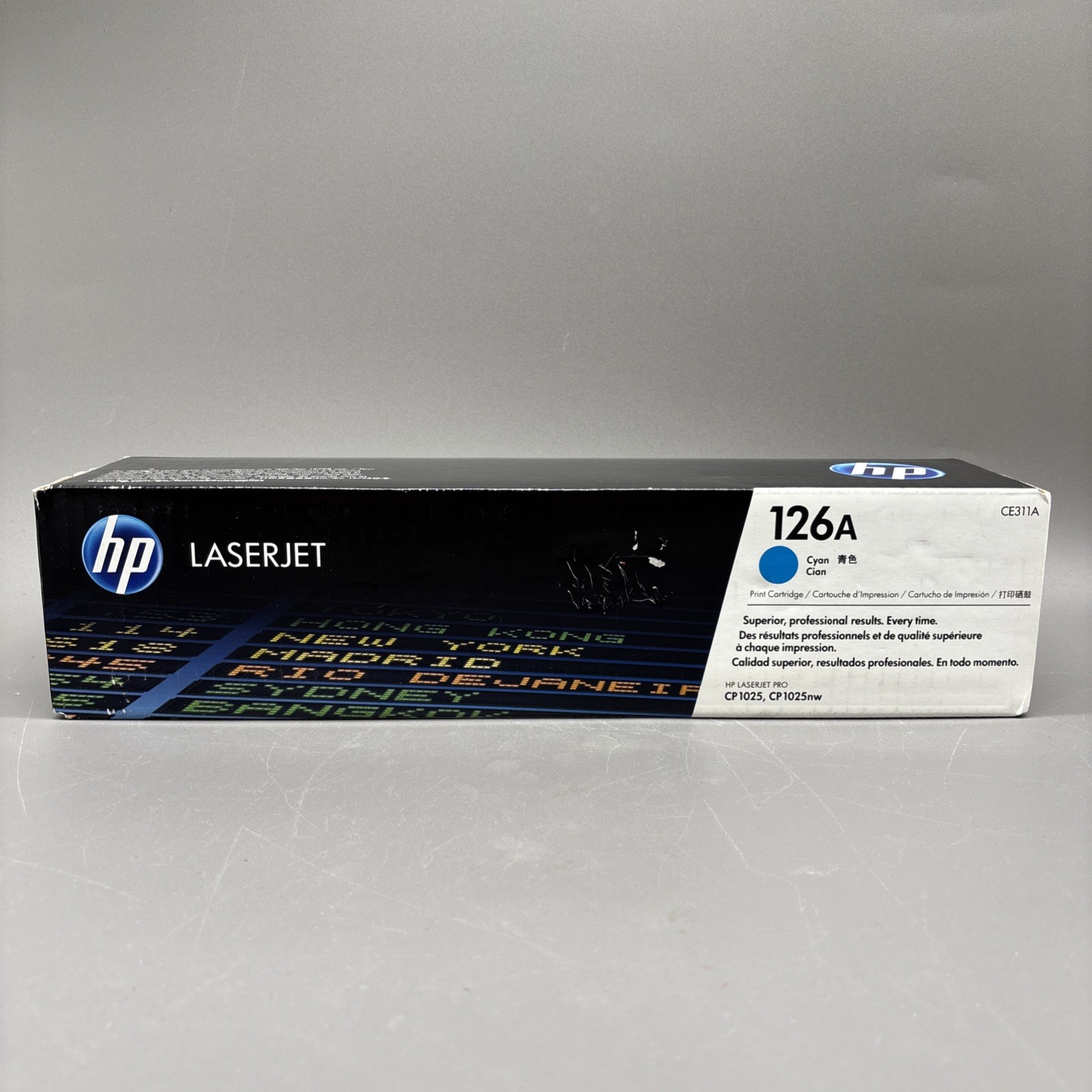 Genuine HP 126A CE311A Cyan Blue Toner Cartridge OEM New Sealed LaserJet CP1025