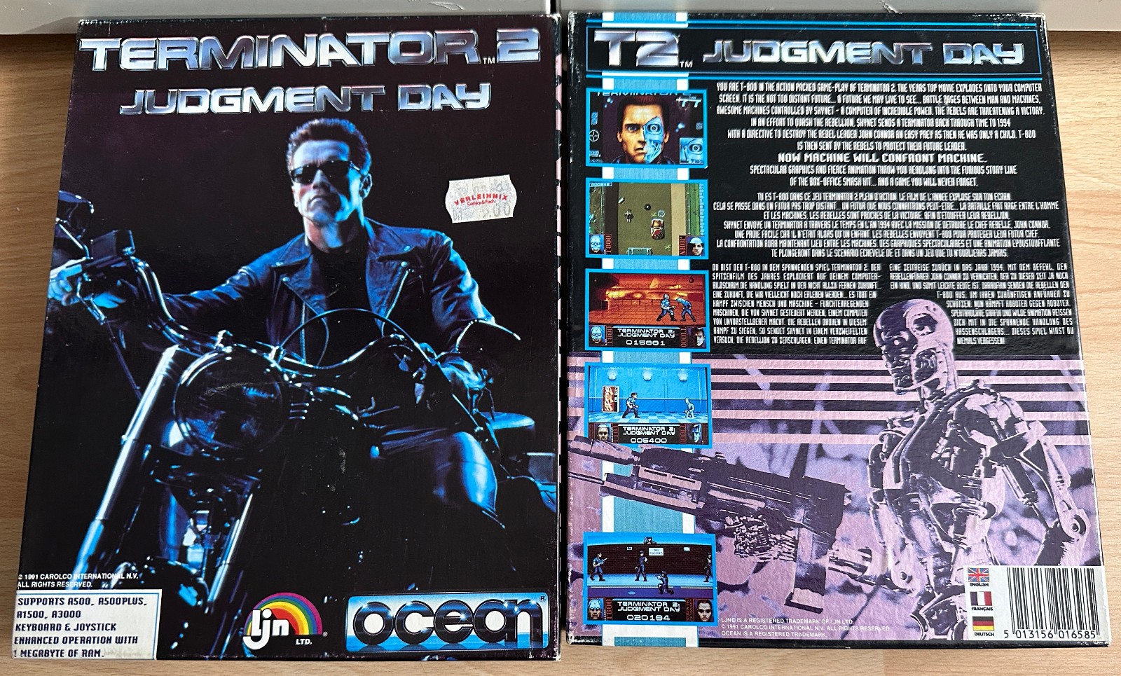 T2: Terminator 2 - Judgmen's Day, Amiga Big Box