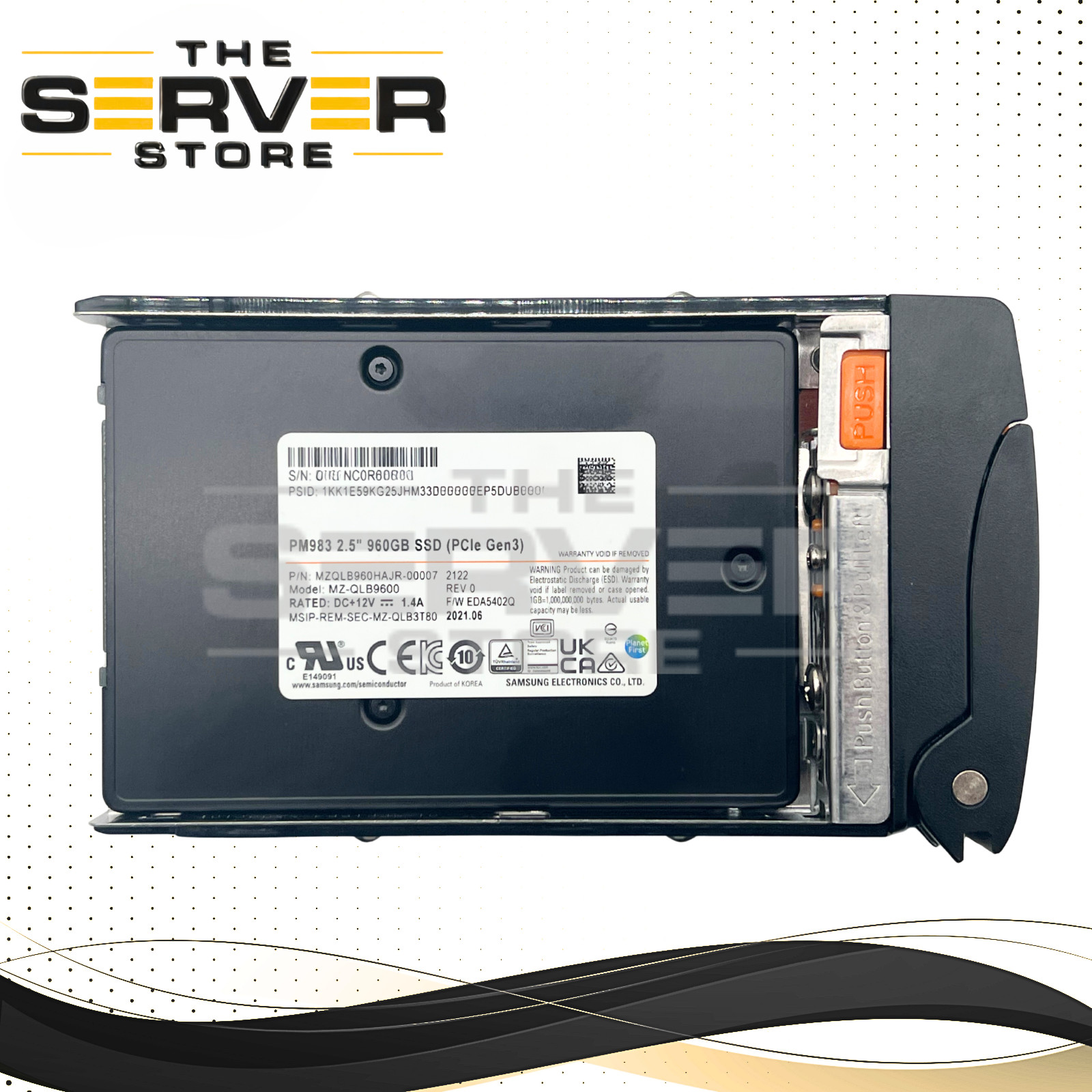 (89%-) Samsung 960GB NVMe U.2 G3 RI 2.5" SSD PM983 for Supermicro MZQLB960HAJR