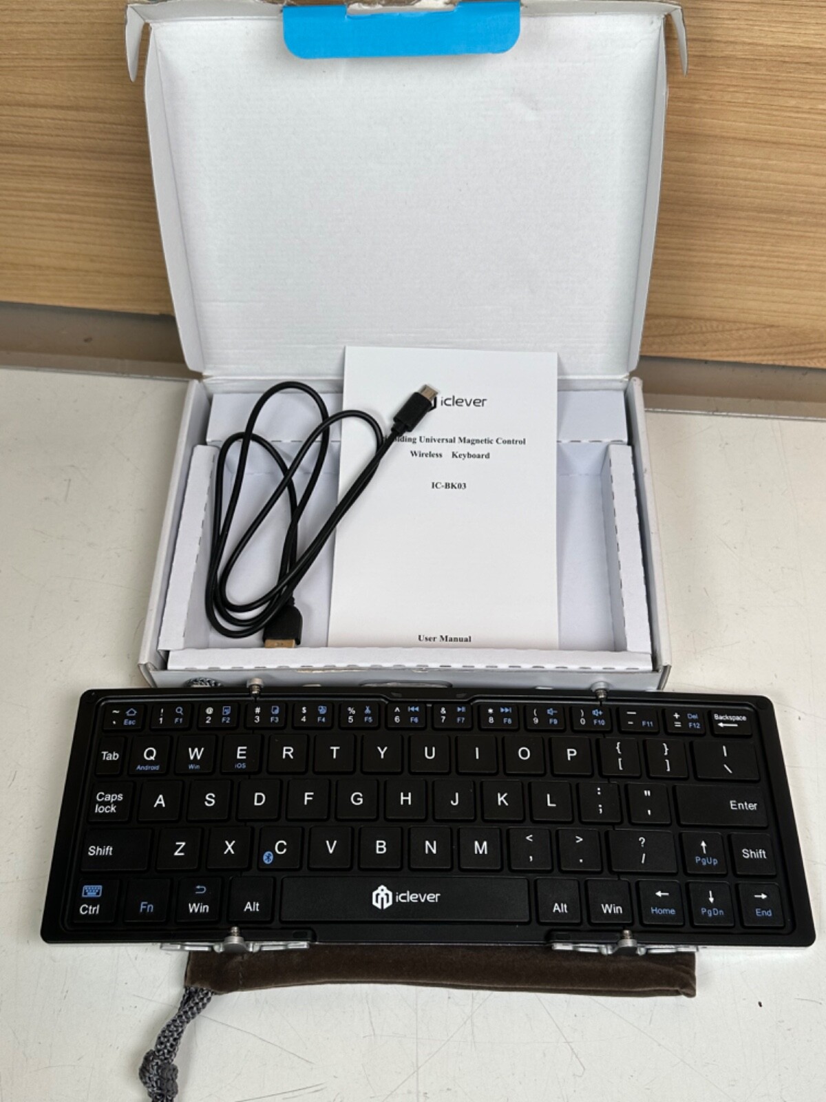 iClever IC-BK03 Foldable Wireless Keyboard