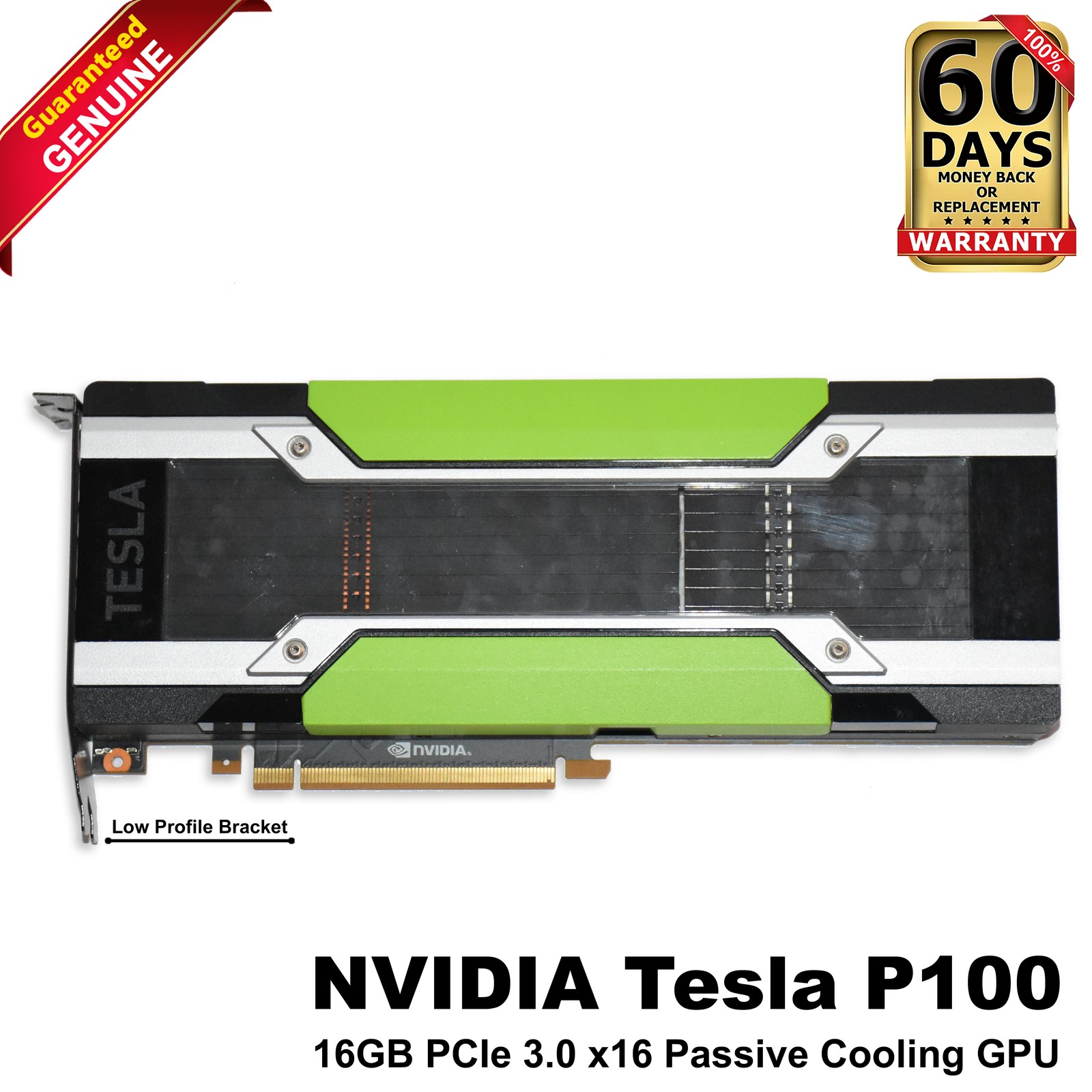 NVIDIA Tesla P100 16GB HBM2 PCIe x16 GPU Accelerator Card 699-2H400-0201-520