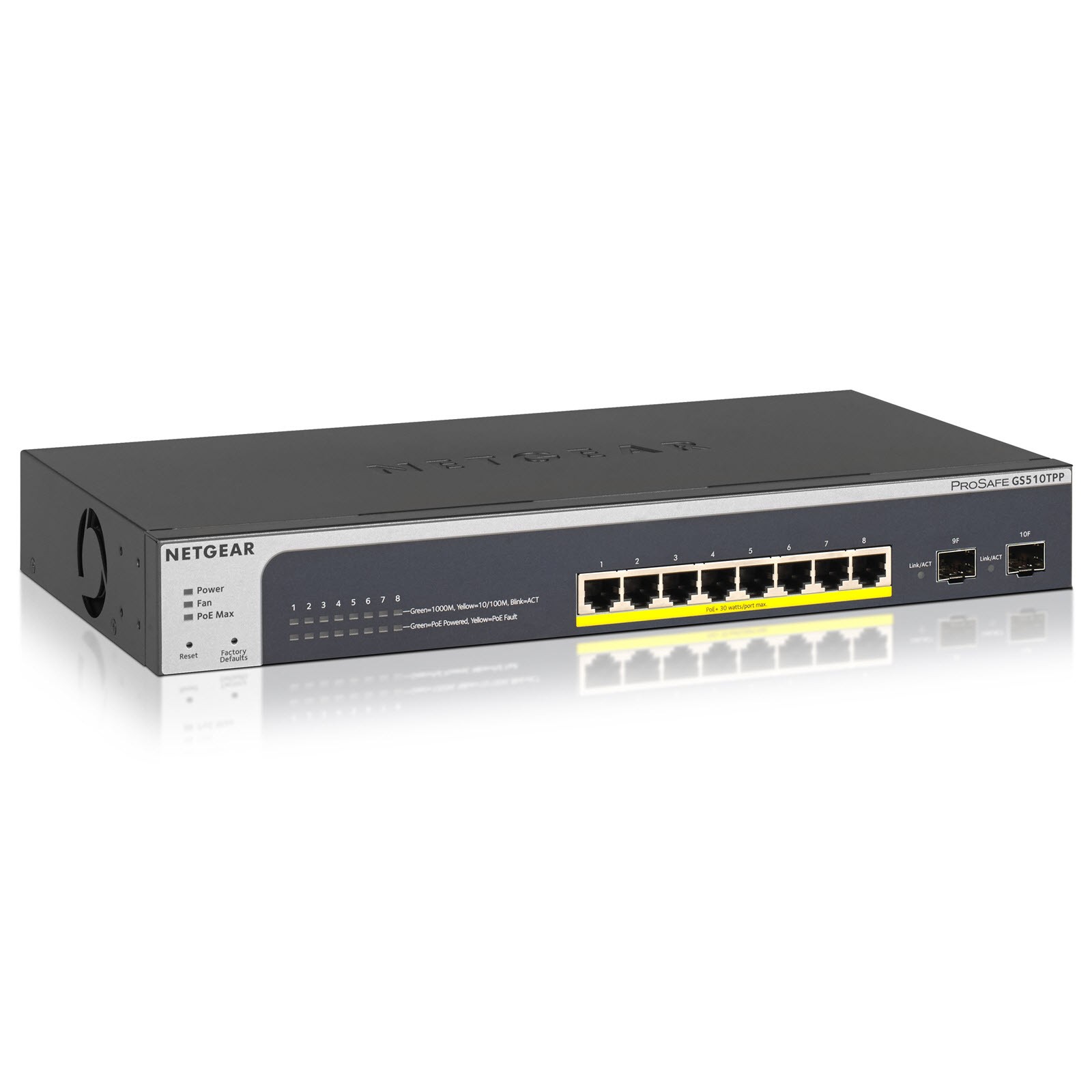 *NEW* NETGEAR GS510TPP ProSafe 8 Port PoE Gigabit Switch