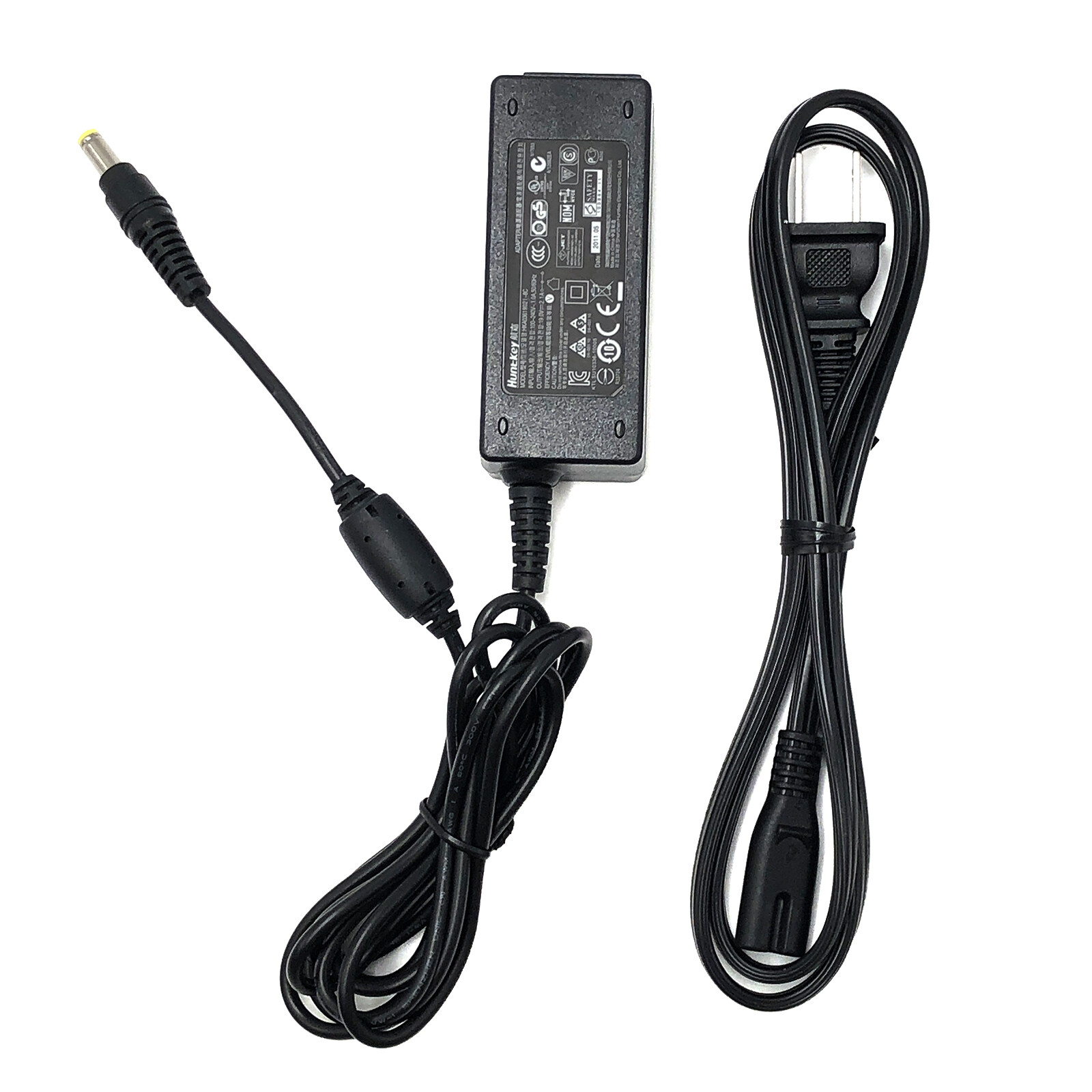 Genuine 40W Huntkey AC DC Adapter 19V 2.1A HKA03619021-8C OEM