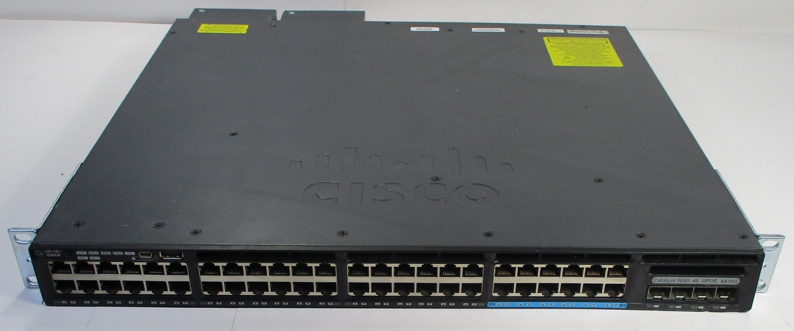 Cisco Catalyst WS-C3650-12X48UQ-L 48 Port UPOE 4x 10G SFP+ Switch