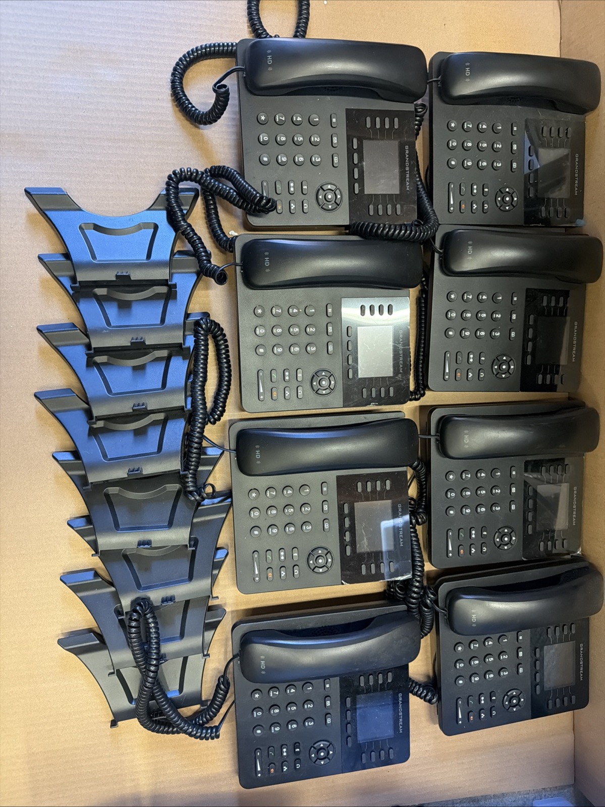 Lot Of 8 Grandstream GS-GXP2135 8 Line Enterprise IP Phone
