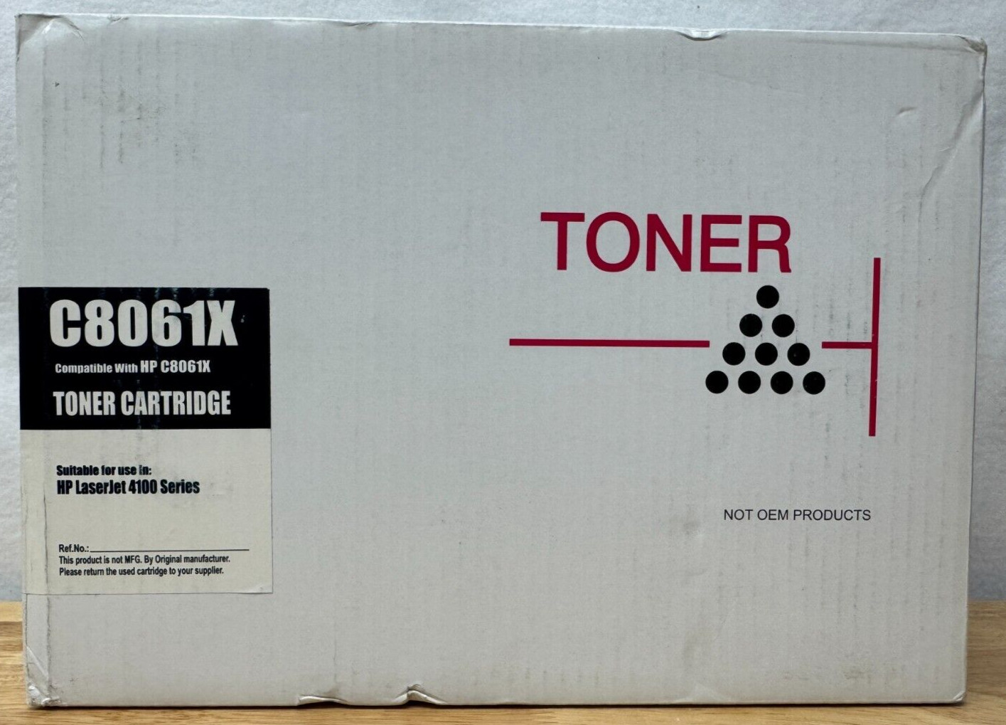 Toner Cartridge - Compatible for HP C8061X Black - for 61X -  HP LaserJet 4100