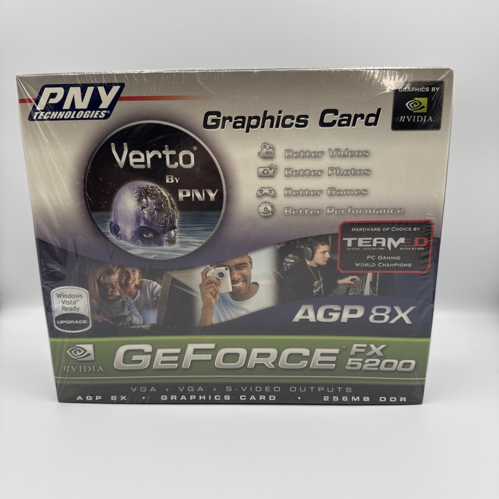 NVIDIA GEFORCE FX5200 PCI  PNY TECHNOLOGIES GRAPHICS CARD 256MB  G1N