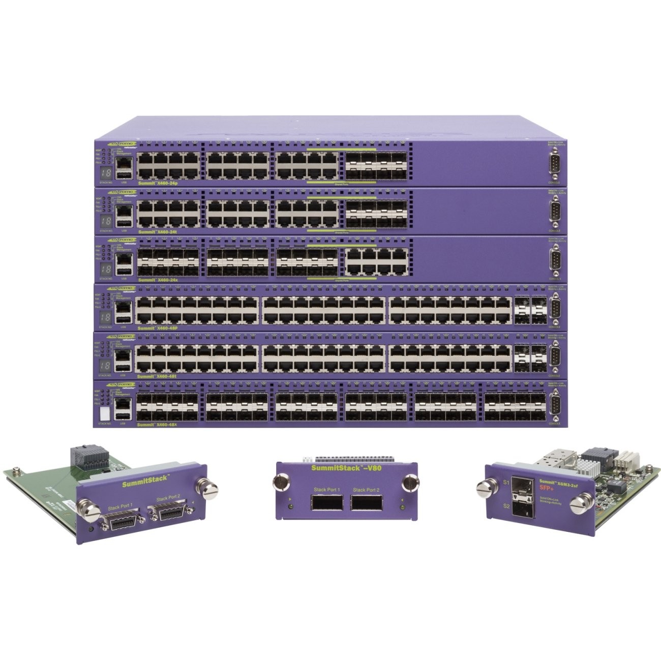 Extreme Network Summit X460-48p Layer 3 Switch - 48 Ports -