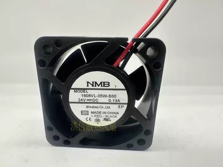1PCS NMB-MAT 4020 1608VL-05W-B60 24V 0.13A 4CM Cooling Fan Unit