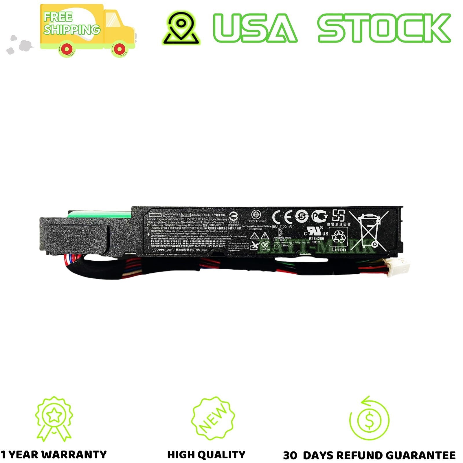 MC96  MC96G9  GENUINE Battery for HP Smart Array P840AR P440AR P840 P440