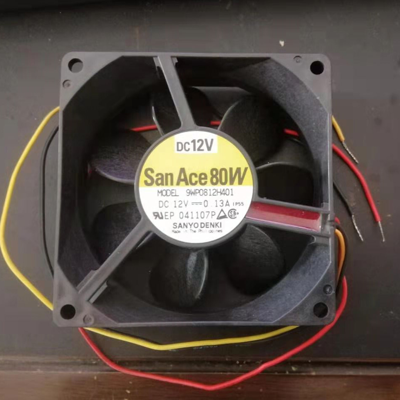 9WP0812H401 Imported Japanese IP68 Waterproof Fan 8025 12V Cooling Fan