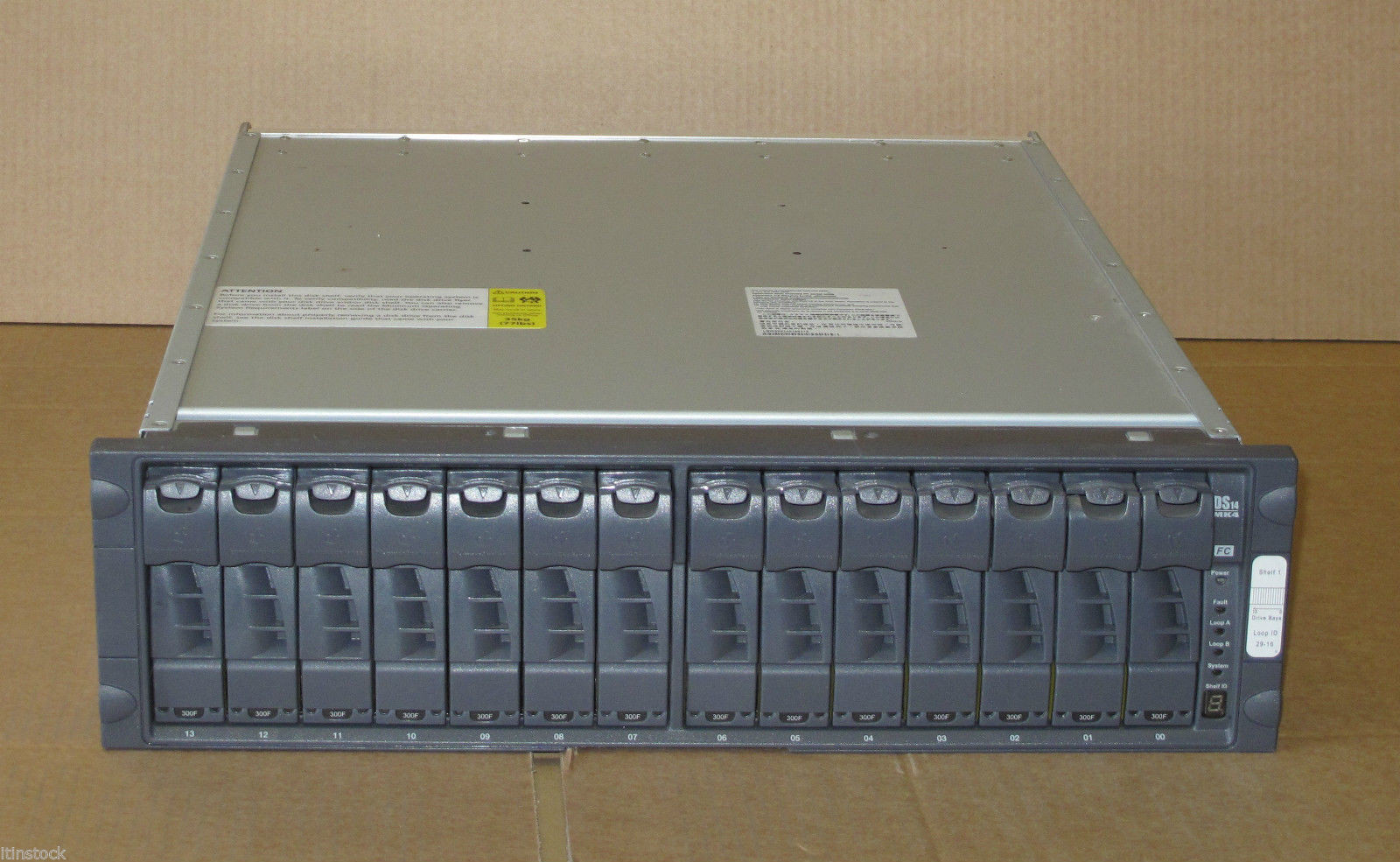 Network Appliance NetApp DS14 MK4 With 14 x 300Gb 15k Drives 4.2TB 2x ESH4