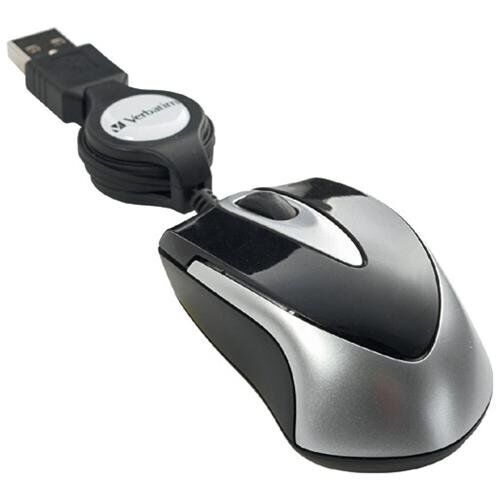 Verbatim 97256 Mouse - Optical Wired - Black Usb - Scroll Wheel (ver97256)