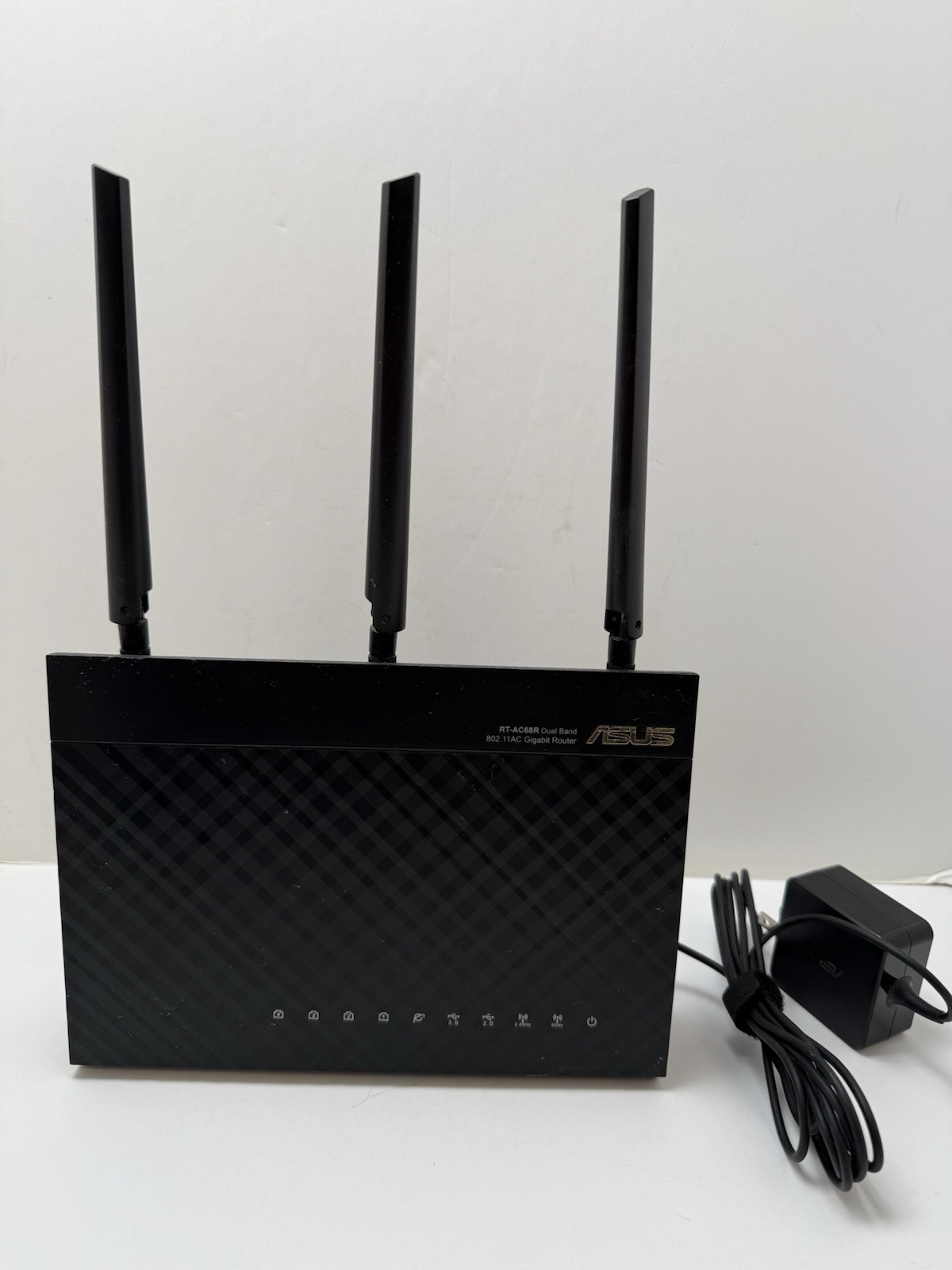 ASUS AC1900 Dual Band Gigabit WiFi Router Black RT-AC68R