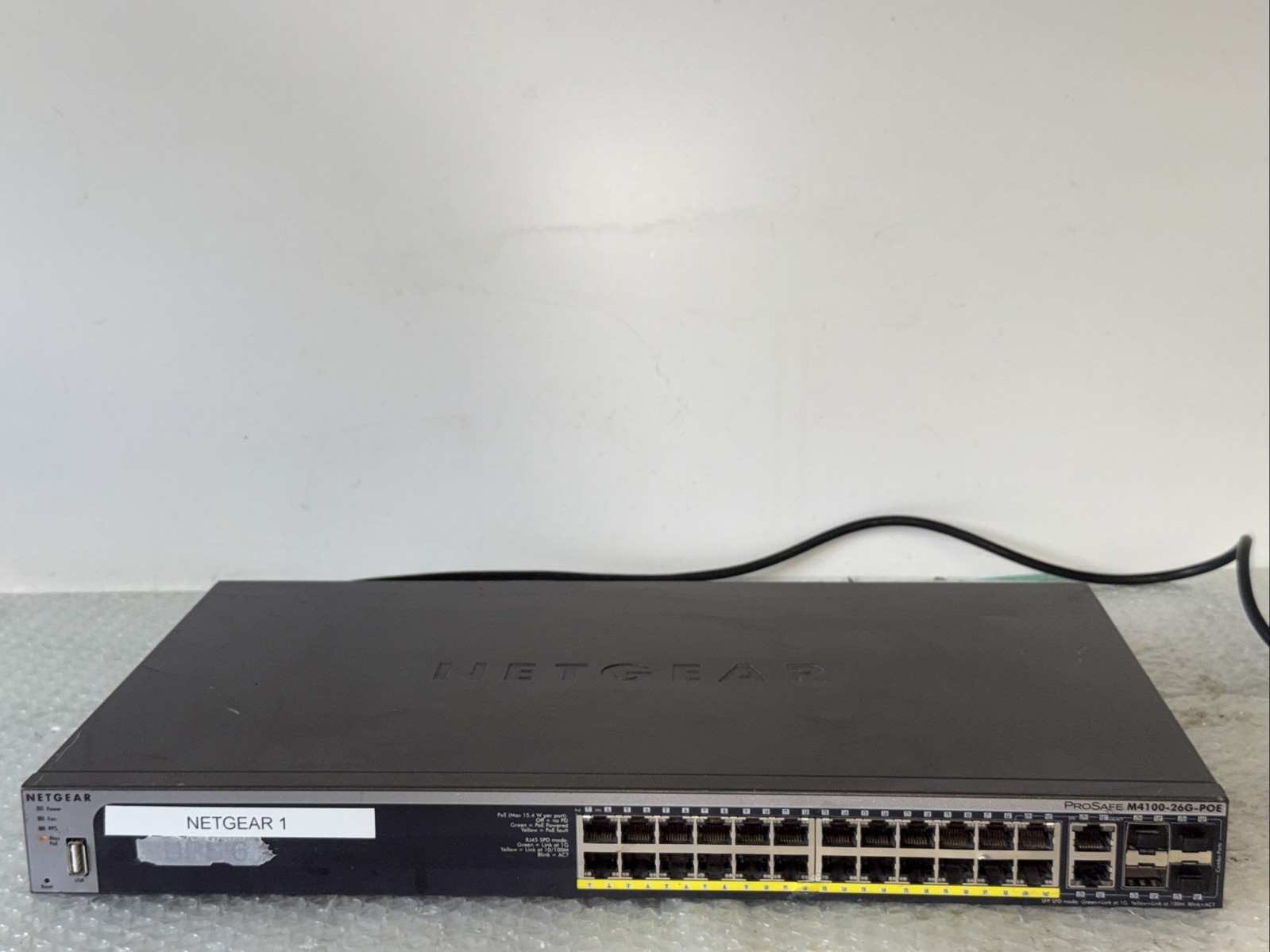 Netgear ProSafe M4100-26G PoE 26 Port Gigabit PoE Managed Switch