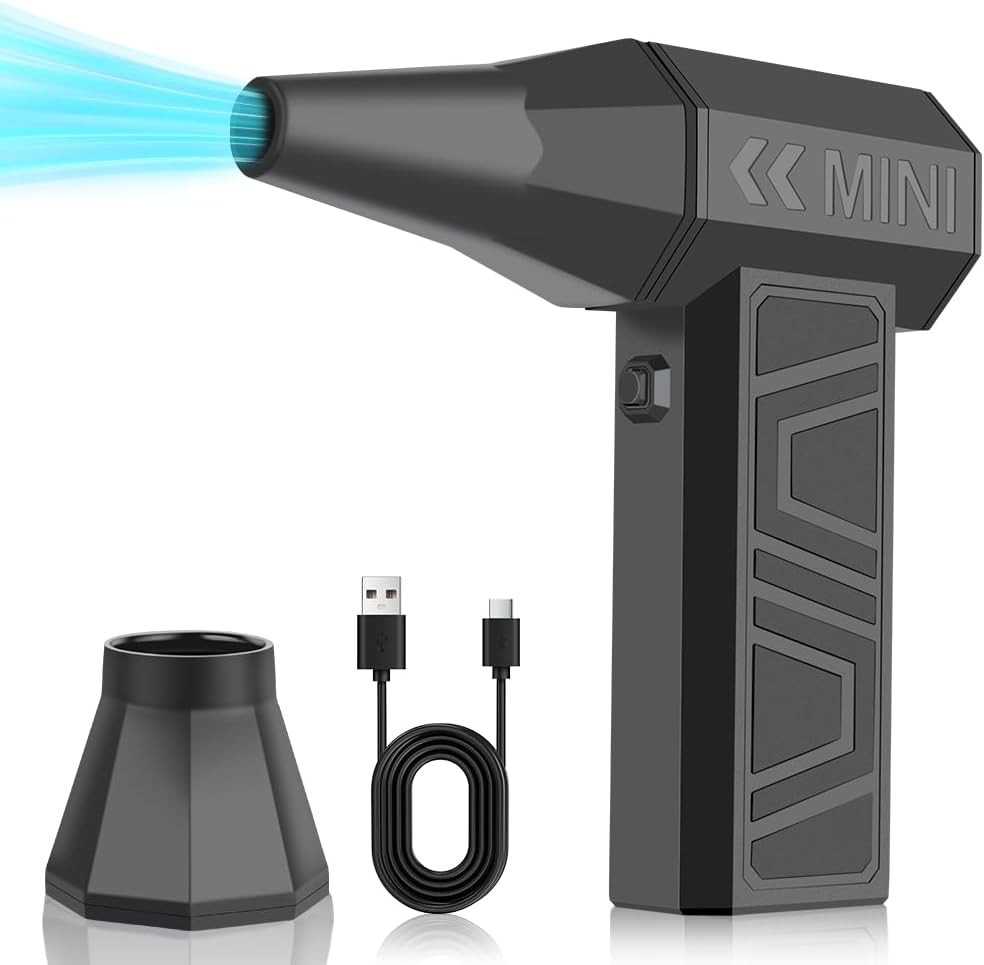 X3 Cordless Air Duster 130,000RPM High-Speed Mini Blower, 4-Gear