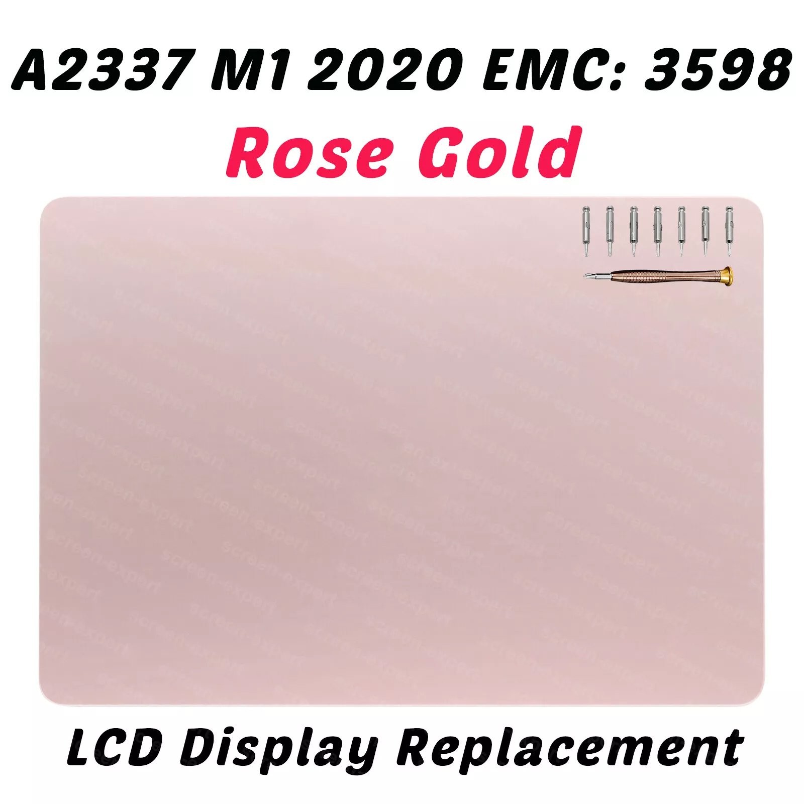 LCD Display Screen Top Cover Replace For MacBook Air 13.3" M1 A2337 2020 EMC3598