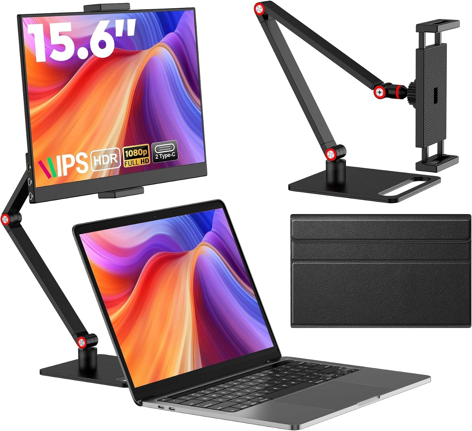 Portable Monitor with Adjustable Stand
