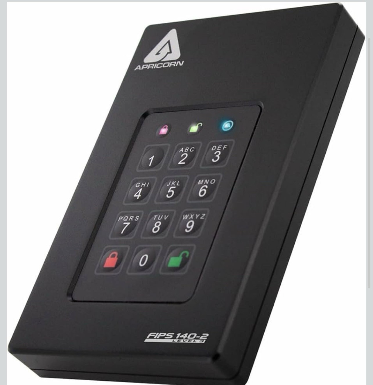 Apricorn 1TB Aegis Fortress L3- FIPS Level 3 Validated USB 3.0 Hardware Encrypte
