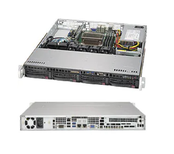 SuperMicro CSE-813MFTQC-350CB 1U Chassis with 350W PWS