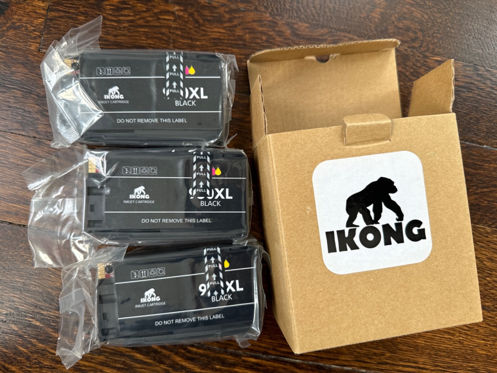 3 New IKONG 950XL Black Ink Cartridges OfficeJet Pro 8100 8600 8610 8620