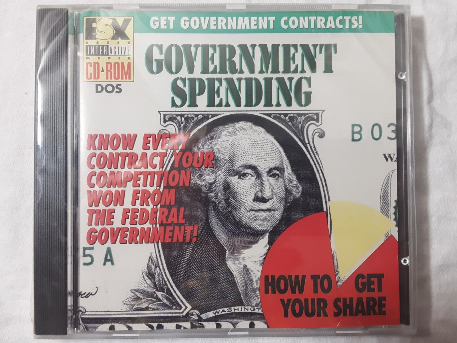retro 1994 CD-Rom - Government Spending - Know Every Federal Contract- get yours