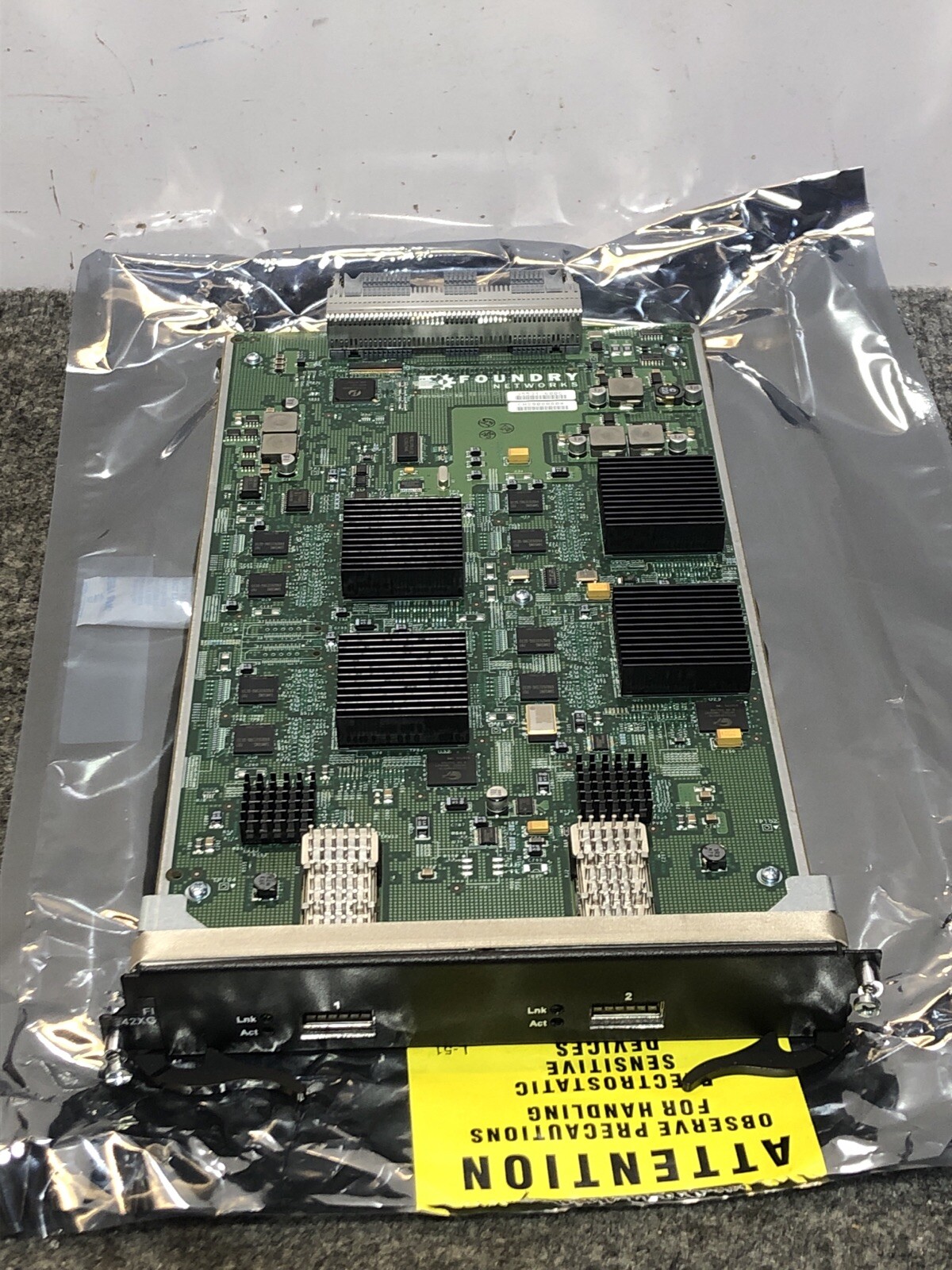 Foundry SX-FI42XG 2-port XFP 10 Gigabit Ethernet module FastIron SuperX FI42XG