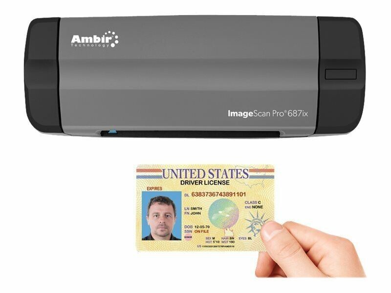 AMBIR ImageScan Pro 687IX-AS COLOR SCANNER TESTED / WORKING