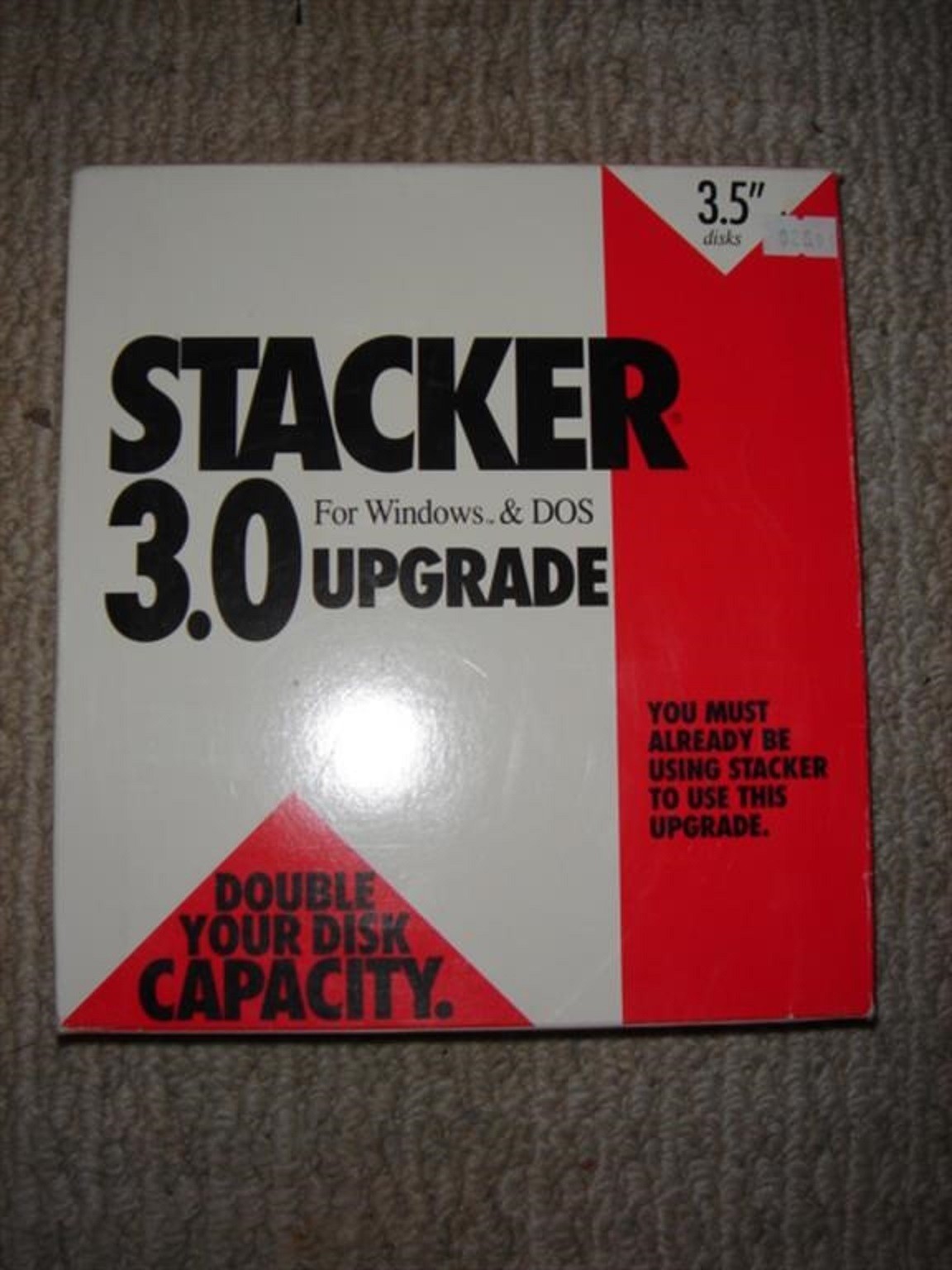 Stacker 3.0 Upgrade for Windows & Dos 3.5 Disks - Retro Software - Rare