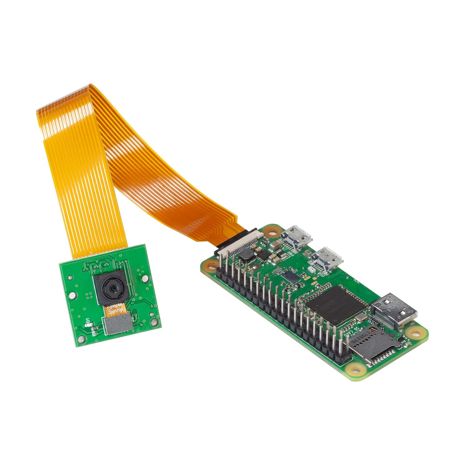 Raspberry Pi Zero Camera Module, 5MP OV5647 1080P Webcam on Raspbian (Cables in