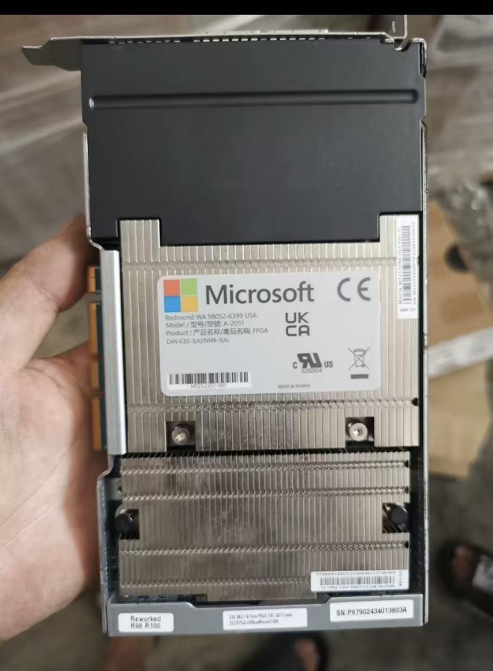 Free Tax  A-2051 FPGA used accelerator card A-2051  with warranty