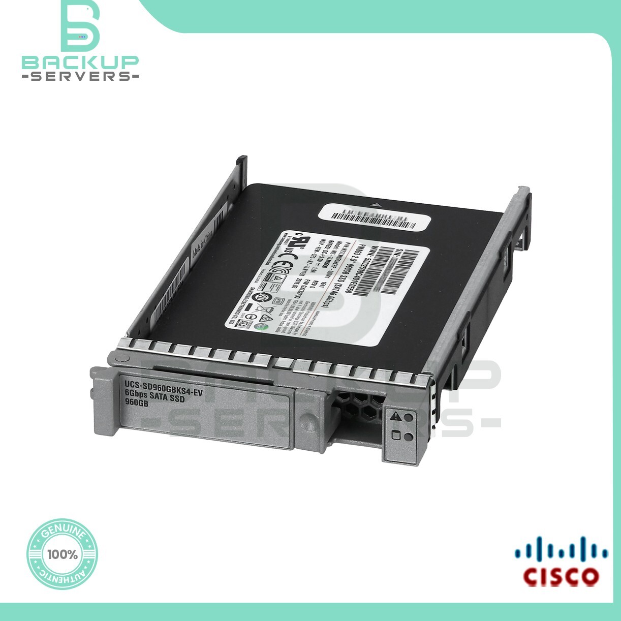 UCS-SD960GBKS4-EV Cisco 960GB 6Gbps SATA 2.5" Internal SSD 16-100743-01