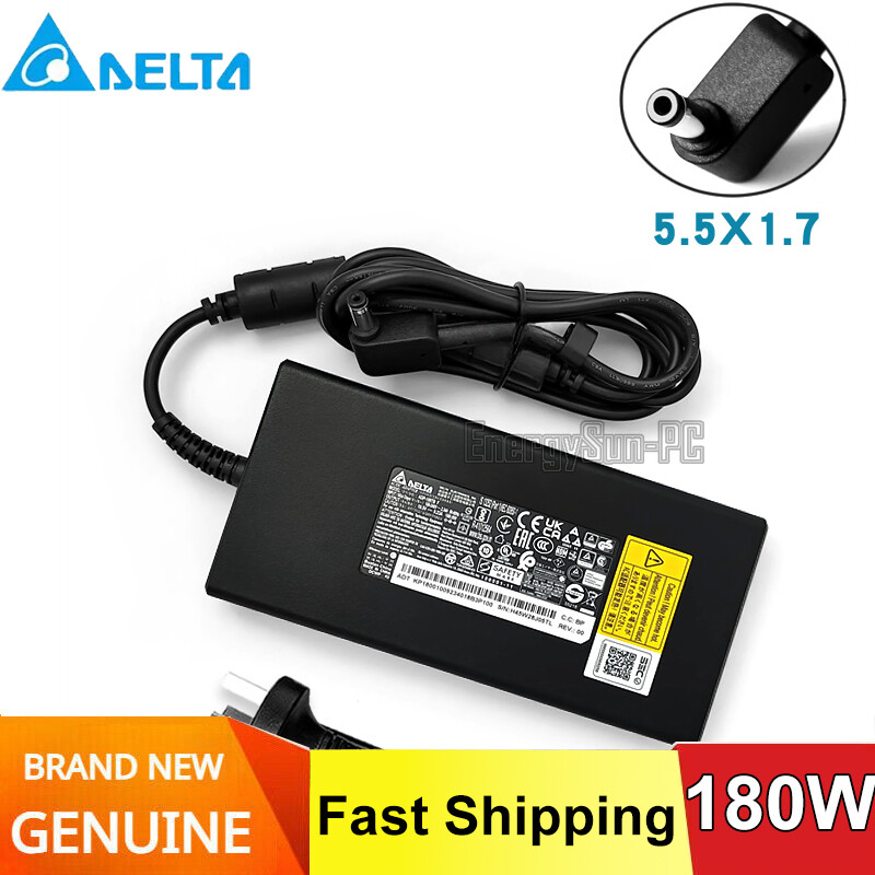 ACER ADP-180TB F 19.5V 9.23A 180W Laptop Charger 5.5×1.7mm AC Adapter Original