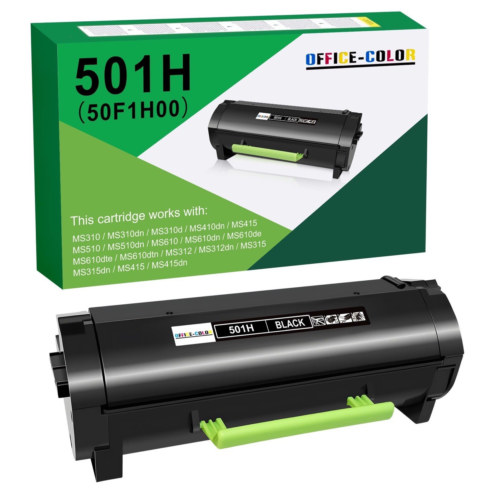 501H 50F1H00 Toner Cartridge For Lexmark MS310 MS312 MS410 MS510 MS610