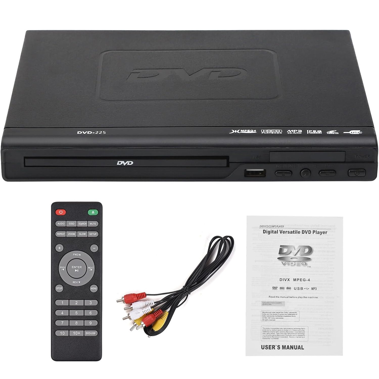 DVD Player for TV 1080P Region Free DVD Players for Smart TV Mini DVD