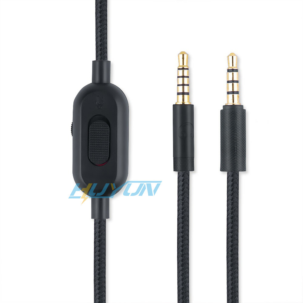 For Logitech GPRO X G233 G433 Headset 3.5mm Headphone Audio Cable Replacement 