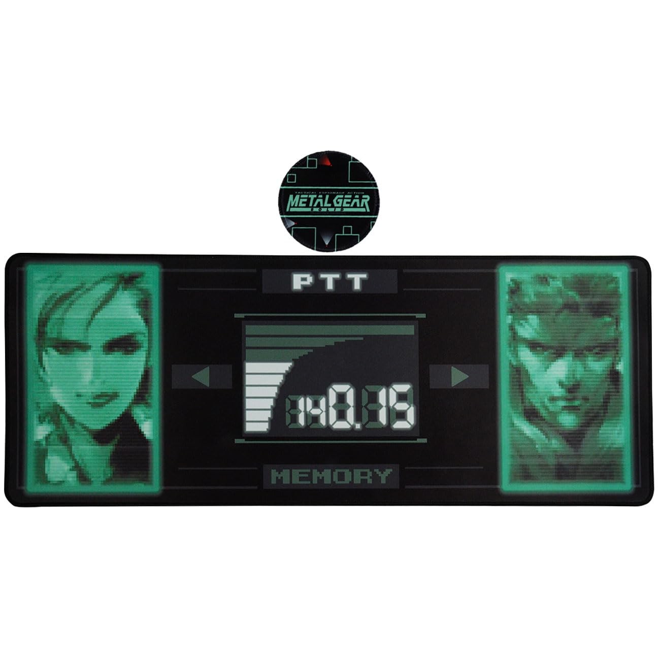 Metal Gear Solid Solid Snake Xl Desk Pad And Coaster Gaming Set 800X300mm